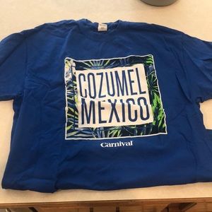 🌴Cozumel Mexico Carnival, Blue, XL t-shirt.
